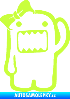 Samolepka Domo 011 levá girl limetová