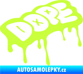 Samolepka Dope limetová