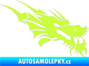Samolepka Dragon 001 pravá limetová