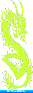 Samolepka Dragon 003 pravá limetová