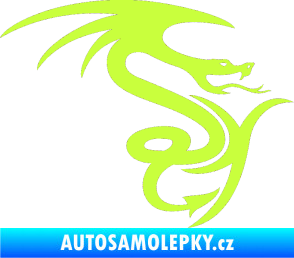 Samolepka Dragon 006 pravá limetová
