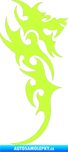 Samolepka Dragon 009 pravá limetová