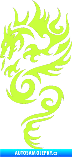 Samolepka Dragon 010 levá limetová