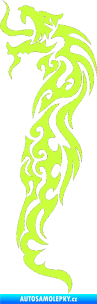 Samolepka Dragon 023 levá limetová