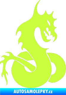 Samolepka Dragon 031 pravá limetová
