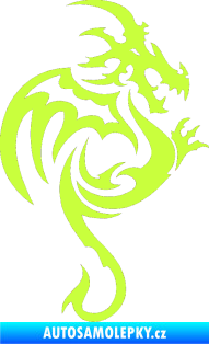 Samolepka Dragon 035 pravá limetová