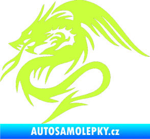 Samolepka Dragon 039 levá limetová