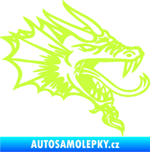 Samolepka Dragon 046 pravá limetová
