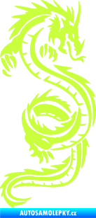 Samolepka Dragon 048 pravá limetová