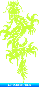 Samolepka Dragon 050 levá limetová
