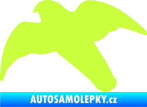 Samolepka Dravec na sklo 003 levá limetová