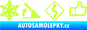 Samolepka Drift 005 limetová