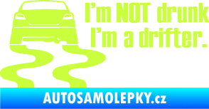 Samolepka Drifter 002 limetová