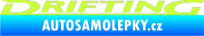 Samolepka Drifting limetová