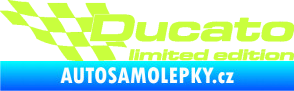 Samolepka Ducato limited edition levá limetová