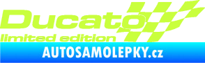 Samolepka Ducato limited edition pravá limetová