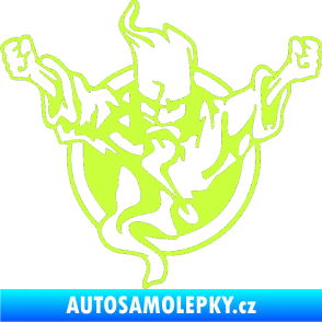 Samolepka Duch 001 levá limetová