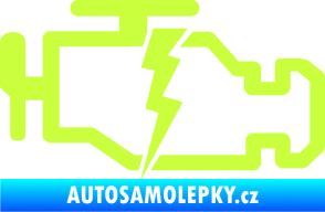 Samolepka Engine fail 002 motor limetová
