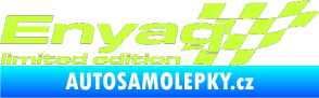 Samolepka Enyaq limited edition pravá limetová