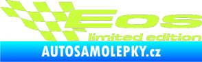 Samolepka Eos limited edition levá limetová