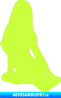 Samolepka Erotická žena 004 levá limetová