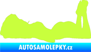 Samolepka Erotická žena 034 levá limetová