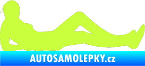 Samolepka Erotická žena 045 pravá limetová