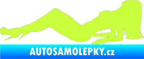 Samolepka Erotická žena 046 levá limetová