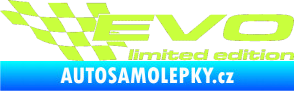 Samolepka Evo limited edition levá limetová