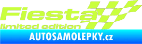 Samolepka Fiesta limited edition pravá limetová