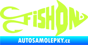 Samolepka Fish On rybička limetová