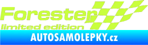 Samolepka Forester limited edition pravá limetová