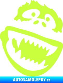 Samolepka Gorila 002 pravá limetová