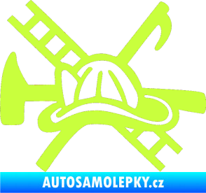 Samolepka Hasič 005 levá limetová