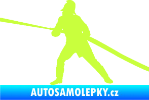 Samolepka Hasič 009 levá limetová