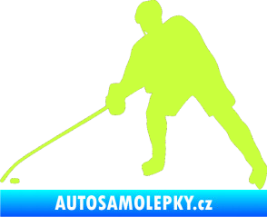Samolepka Hokejista 002 levá limetová