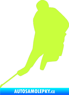 Samolepka Hokejista 012 levá limetová