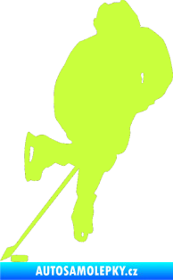 Samolepka Hokejista 021 levá limetová