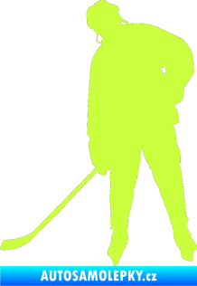 Samolepka Hokejista 024 levá limetová