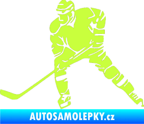Samolepka Hokejista 026 levá limetová