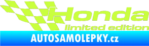 Samolepka Honda limited edition levá limetová