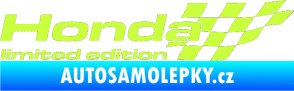 Samolepka Honda limited edition pravá limetová