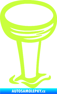 Samolepka Hřebík 001 levá zatlučený limetová