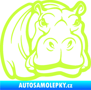 Samolepka Hroch 004 pravá limetová