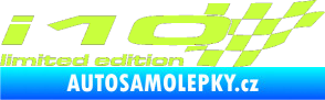 Samolepka i10 limited edition pravá limetová