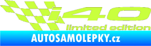 Samolepka i40 limited edition levá limetová