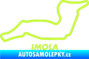 Samolepka Okruh Imola limetová
