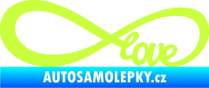 Samolepka Infinity 004 love limetová