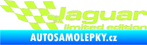Samolepka Jaguar limited edition levá limetová