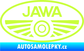 Samolepka Jawa logo limetová